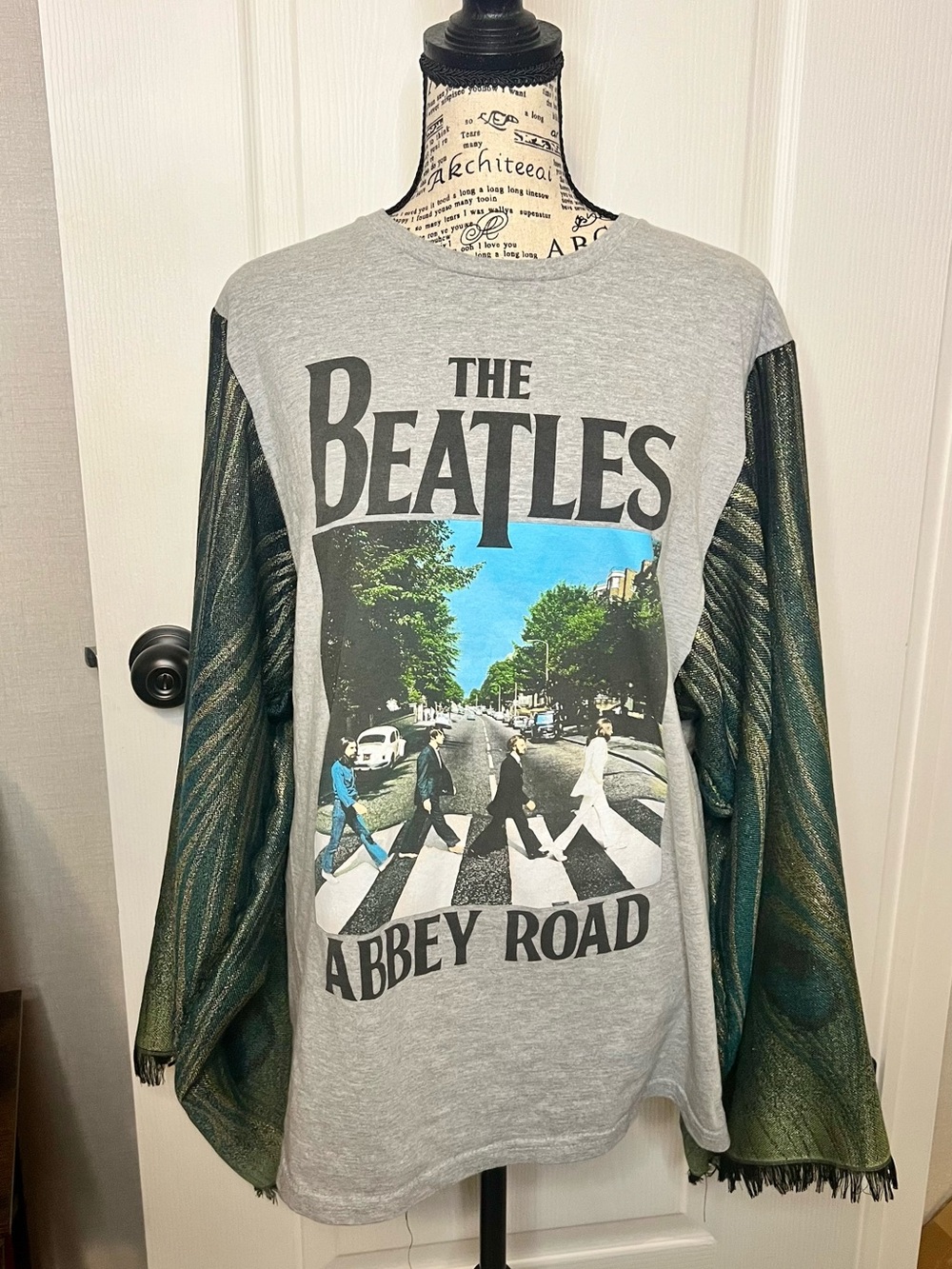 The Beatles Abbey Road Upcycled - Handmade One of a Kind Shirt